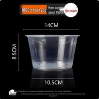 Disposable Food Grade Plastic Round Bowls dangtelio spalva nenurodyta