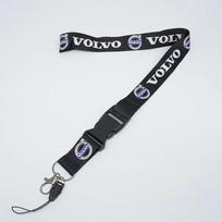 Virvelė Nailoninė Spausdintas Emblemos Stiliaus Automobilio Raktų Pakabukas Motociklo Dovana Volvo S40 S80L S60 S90 XC40 XC60 XC90 V40 V60 V90 Priedas juoda
