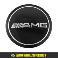 4 vnt. Automobilio rato stebulės lipdukas Rato gaubtelio stilius Skirta AMG C klasės A B X250 W205 W176 W447 B180 B500 W246 W204 W203 W206 W220 E S