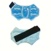 Adjustable Gel Bead Knee Brace Cold Hot Pack Reusable Knee Wrap for Sports Therapy and Pain Relief Support with Elastic Strap One Size mėlyna