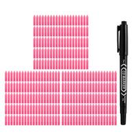 Permanent Fine Tip Marker for CD DVD Writing and Office Use Durable Ink Quick Drying Pack of 100 Pieces One Size rožinė