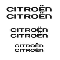 6pcs Car Brake Caliper Stickers Decoration Car Body Decals For Citroen Citroën Picasso C3 C4 C5 Xsara Picasso Elysee Berlingo