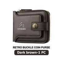 Retro Driving Documents Card Credit Holder License Purse Wallet For Citroen C4 C3 C5 C1 C2 C6 VTS C4L DS3 DS4 DS5 Grand Berlingo