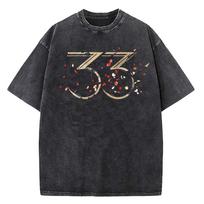 Cotton Tshirts for Men Clair Obscur Expedition  TShirt Vintage Wash Gamer Gift New Design Game Fans Clothes Tops XL
