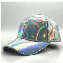 Fashion Rainbow Color Changing Hat Hip-hop Bigbang Sun Hat Back To The Future Street Dance Caps sidabras