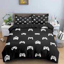 Kids Boys Teens Gamer Bedding Set Gamepad Duvet Cover GamePad Quilt Cover 3D Print Bedding Queen King Polyester Comforter Cover 135x200cm
