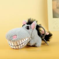 8cm Cute Horse Plush Keychain, Cartoon Pony Stuffed Doll Bag Hanging Ornament, Soft Plush Pendant Toy Gift