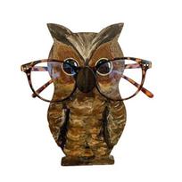 Medinis gyvūnų formos akinių laikiklis, rankomis raižytas stalo akinių laikiklis, gyvūnų formos akinių organizatorius namų biuro mokykliniam stalui Owl