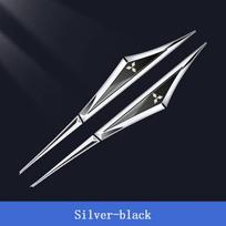 Car Blade Shape Side Fender Logo Badge Emblem Sticker For Mitsubishi Outlander Mirage Eclipse Cross Pajero Lancer Delica Triton