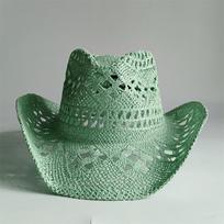 Red Weave Hollow Western Cowboy Hat For Men Women Summer Outdoor Cowgirl Beach Sun Papyrus Straw Hat sombrero hombre 56-58cm