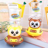 Kids Space Cartoon Monkey Water Dispenser Boys Girls Play House Educational Parent-child Interactive Toy Animal Water Dispenser