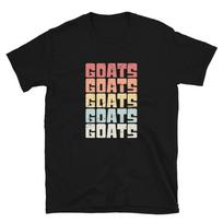 Goats Retro Vintage Design Funny Goat Classic Fit T-Shirt 2XL