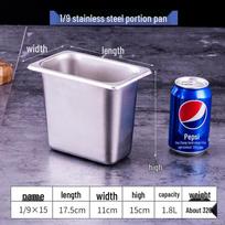 Thickened 316 Stainless Steel Food Pan with Lid