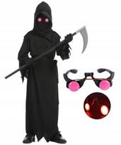 Strój Kostium Przebranie Na Halloween Śmierć Z Kosą Duch 122 / 128 Cm