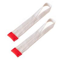 1 Pair Wear-resistant Fitness Wrist Wraps Non-slip Deadlift Fitness Straps Lifting Straps  Pull-ups smėlis