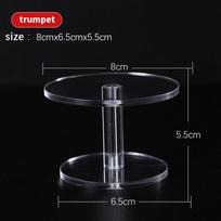 Round Transparent Acrylic Blind Box Display, Jewelry Bracelet Organizer Stand Storage Rack