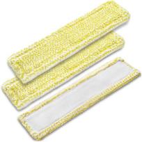 3PCS Microfiber Window Cleaner Pads Replacement Mop Cloth Compatible with Karcher WV2 WV5 Glass Vacuum Cleaning Machine Accessories 3pcs pack geltona
