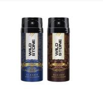Wild Stone Classic Kelno ir odos ilgalaikiai dezodorantai vyrams, 2 vnt (po 225 ml)