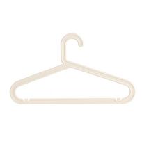 Household Supplies Articles Without Trace Coat Rack Household Plastic Adult Multi Functional Non - Slip White Hangers 10pc Adult style