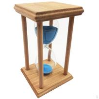 15 Minutes Hourglass Kitchen Timer Egg SandClock Home Decor,Blue - Improve Productivity & Achieve