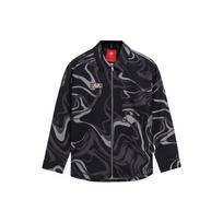 Li Ning All Over Print Casual Long Sleeve Shirt Men shirts Black ASHS021-3 L