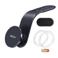 QOOVI Magnetic Car Phone Holder Dashboard Cellphone Stand Air Vent Magnet 360°Rotating GPS Mount for iPhone 16 15 Xiaomi Samsung Dashboard juoda