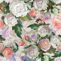 Floral Peel and Stick Wallpaper Oil Painting Flower Self Adhesive Wallpaper Watercolor Removable Contact Paper for Home Decor 1mx44cm