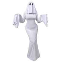Halloween new ghost girl co-op Mrs. Apricot sexy backless dress stage performance dress woman S balta