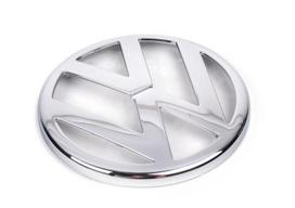 "VW Golf" chromuota grotelių emblema originali 1J0853601FDY