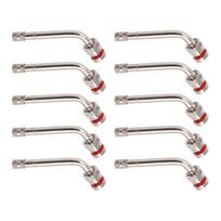 10 Pcs Truck Tire Valve Stems TR545D 60 Degree Valve Stem for Alcoa 22.5in 24.5in Aluminum Wheels