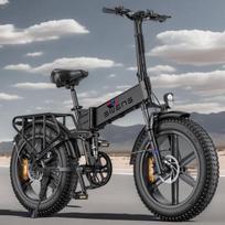 ENGWE ENGINE X - Vélo électrique pliable 20 pouces - Batterie amovible 48 V 13 Ah - Autonomie 120 kilomètres - Noir juoda