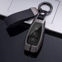 Madingas automobilio nuotolinio valdymo pultelio dėklas Korpusas Fob Ford Focus 3 4 ST Mondeo MK3 MK4 Fiesta Fusion Kuga Ecosport Apsaugos Aksesuarai juoda