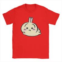 Usagi Chiikawa Smug T Shirts for Men Cotton Funny T-Shirts Round Collar  Tee Shirt Short Sleeve Tops Plus Size S