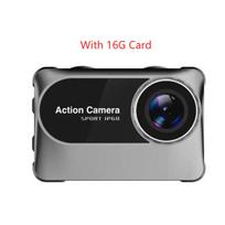 HD WiFi Sports Camera, 2.0-inch Screen, 150-degree Wide-angle Lens, Waterproof for Underwater Shooting and Helmet-mounted Recording With 16G Card juoda
