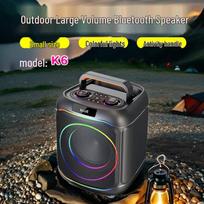 GAV K6 Portable KTV Bluetooth Speaker with Dual Mics CN plug (adapter included)