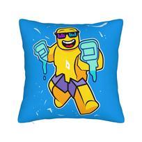 Pillow Cover S-Sunny And M-Melon   Funny Pillow Case For Living Room Chair Pillowcases 12x12Inch
