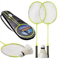Badmintono rinkinys „NEEDIVYOU“, 2 profesionalios raketės ir 2 kamuoliukai