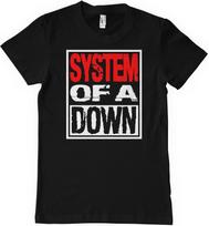 System Of A Down Officially Licensed Logo Mens T-Shirt S juoda