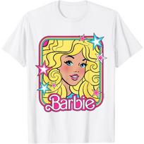 Barbie - 70's Portrait With Stars T-Shirt S balta