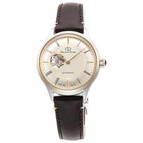 Orient Star Automatinis Classic Pagamintas su Atviru Dramblio kaulo spalvos RK-ND0010G Moteriškas Laikrodis, Pusiau Atviras Ciferblatas, Mechaninis, Japonija, 2 Metų Gamintojo Garantija,