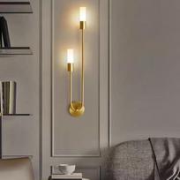 NuFeng įkraunamas LED juostelės sieninis šviestuvas 200-500lm spalva/antikvarinės bronzos spalvos/šilta šviesi spalva