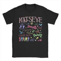 Katseye Member & Song Collage Vintage T-Shirt, Unisex Global Pop Fan Y2K Tee, 100% Cotton Casual Short Sleeve Top 4XL