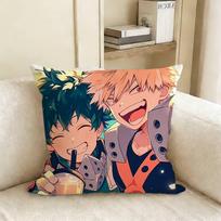 Deku Bakugou Shouto Hero AAcademia Pillow Case Living Room Sofa Cushion Cover Suitable For Home Bedroom Room Decoration 30x30cm