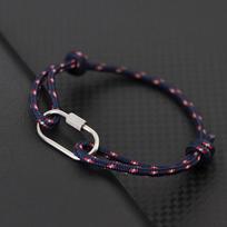 New Simple Style Men Paracord Bracelet Single Layer Sliding Adjustable Outdoor Sports Climbing Rope Braclet Cycling Accessories Adjustable