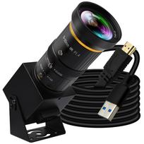 ELP HDMI 4K Kamera HDMI Vienalaikis Išėjimas PC Kamera 10X Rankinis Fokusavimo Objektyvas 60fps Žiniatinklio Kamera Pramoniniams Naudojimams USB3.0 5-50mm Didelės Spartos