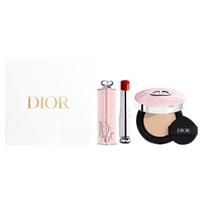 DIOR Lipstick Two-piece set: Long-lasting Cushion Foundation #1N 13g + Charming Lipstick #740 3.2g raudona