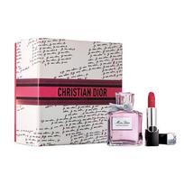 DIOR Perfume Huayang Sweetheart 30ml + Blue Gold Lipstick #720 Tan Fei Nude mėlyna