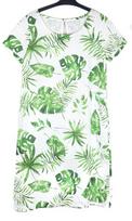 Lininė suknelė „Monstera lapai“, 40
