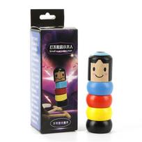 New Set of Magic Stage Props Fun Toy Accessory with Immortal Daruma Unbreakable Wooden Man for Early Education OneSize
