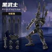 Dark Blade Mecha Model 3D Printed Multi-Jointed Movable Lucky Robot 13 Action Figure Dummy Assembly Toy Model Desktop Ornament